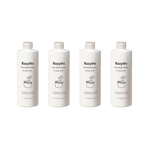Bazyths Foam Shield Cleaner for Smart Toilet ZY695A Mini / ZYC8A, 2 or 4 Bottles Pack